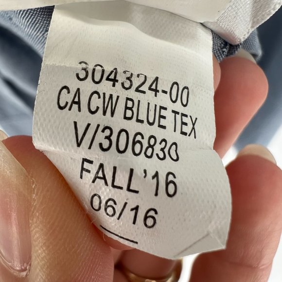 Banana Republic Camden Fit Custom 078 Wash Shirt Button Down Long Sleeve Size XL - Picture 8 of 11